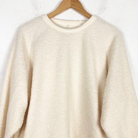 NWT Urban Outfitters Standard Cloth Free Throw Pile Fleece Crewneck Sweatshirt S - Picture 9 of 14